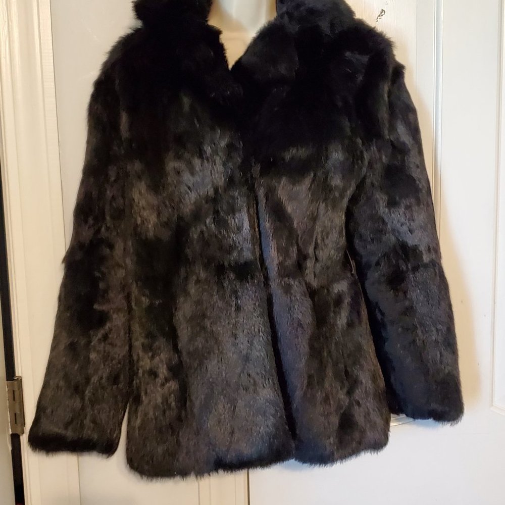 COPY - Rabbit Fur Coat Size Medium